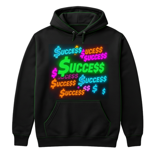 Energy $UCCESS Hoodie – Green Lightning Edition