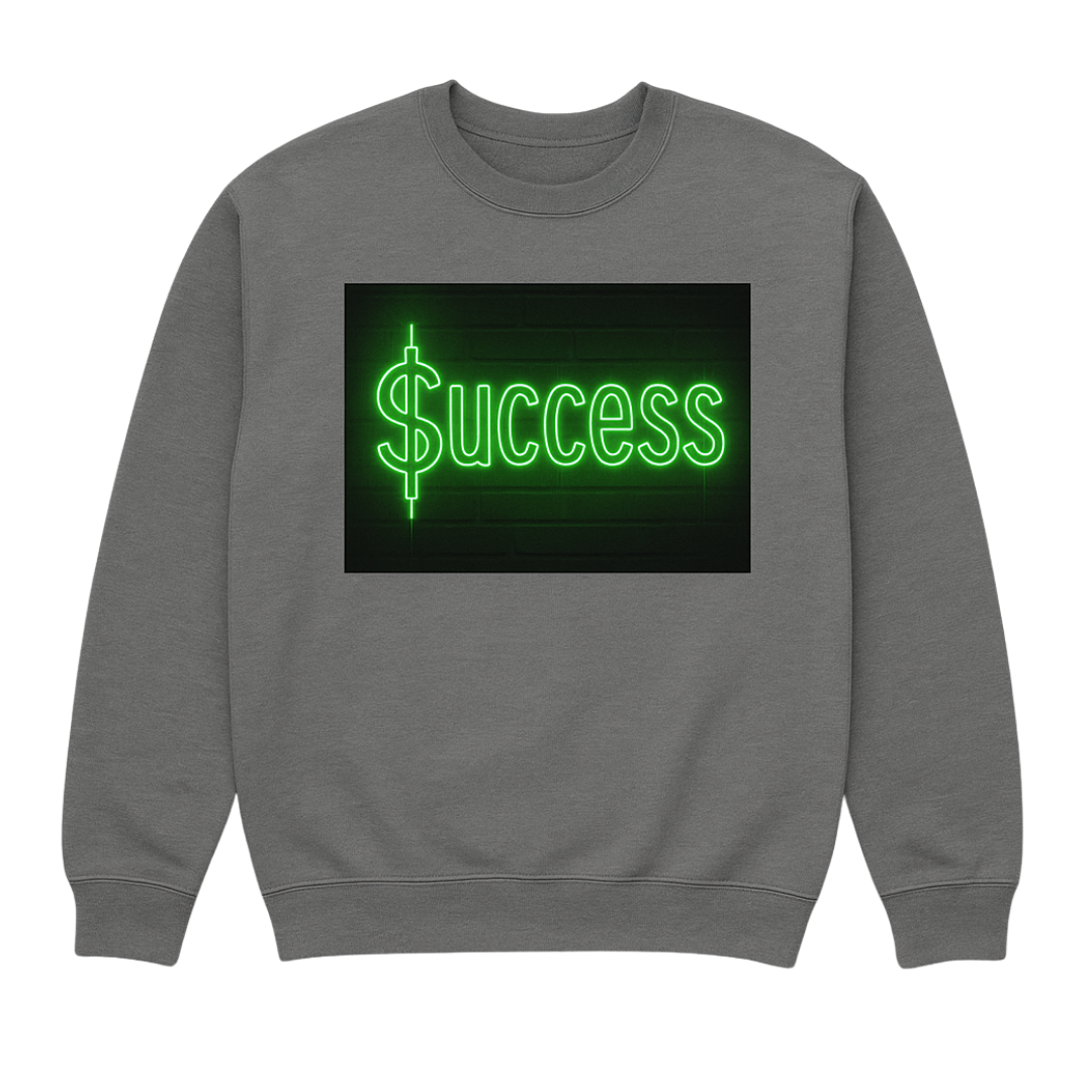 $UCCESS Neon Crewneck