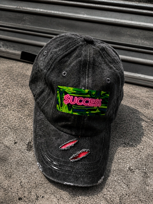 Success distress hat
