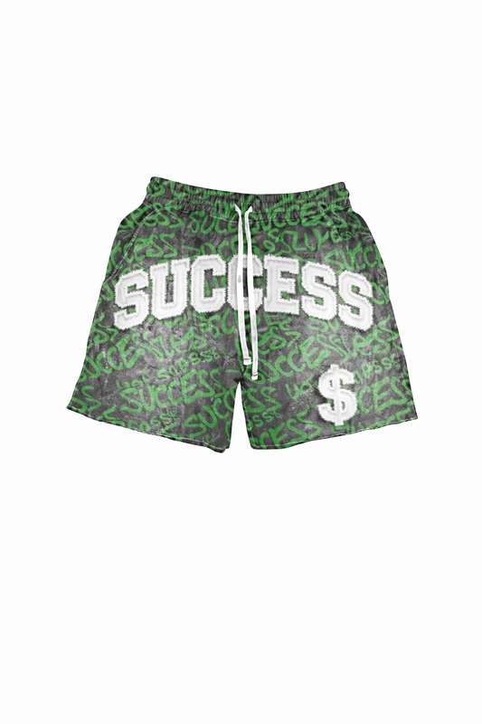 Success Grafiti Distress Shorts